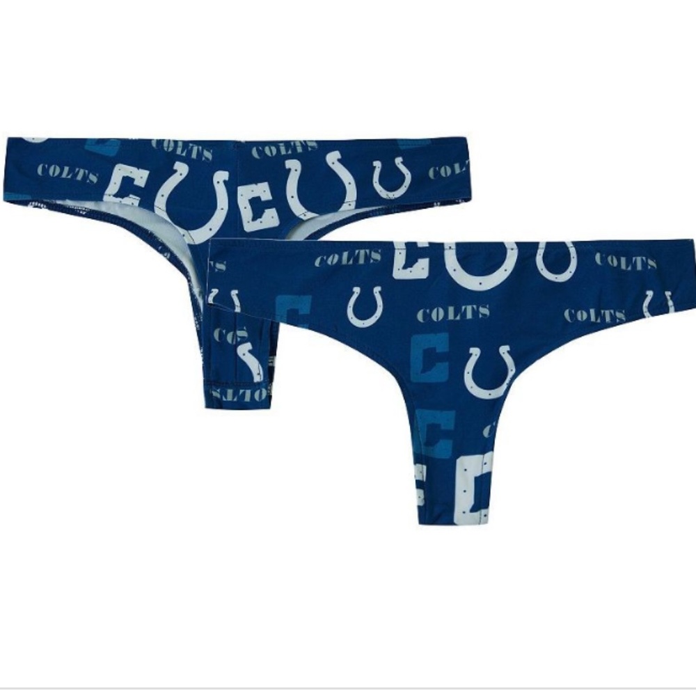 Women's Concepts Sport Royal Indianapolis Colts Mosaic All Over Print Thong, 1Pc